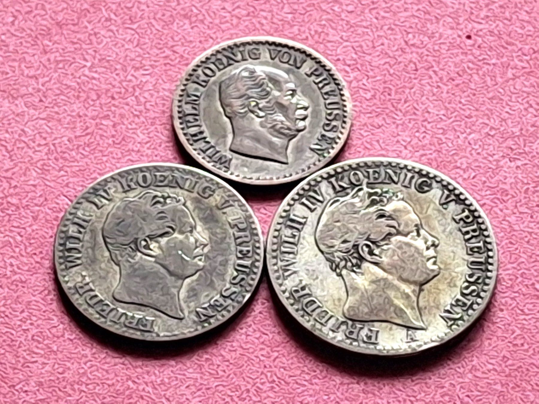 Tutti le monete: PREUSSEN - SILBERLOT 1842 - 1869 – Usato da Boniswil venduto da dpd4coins
