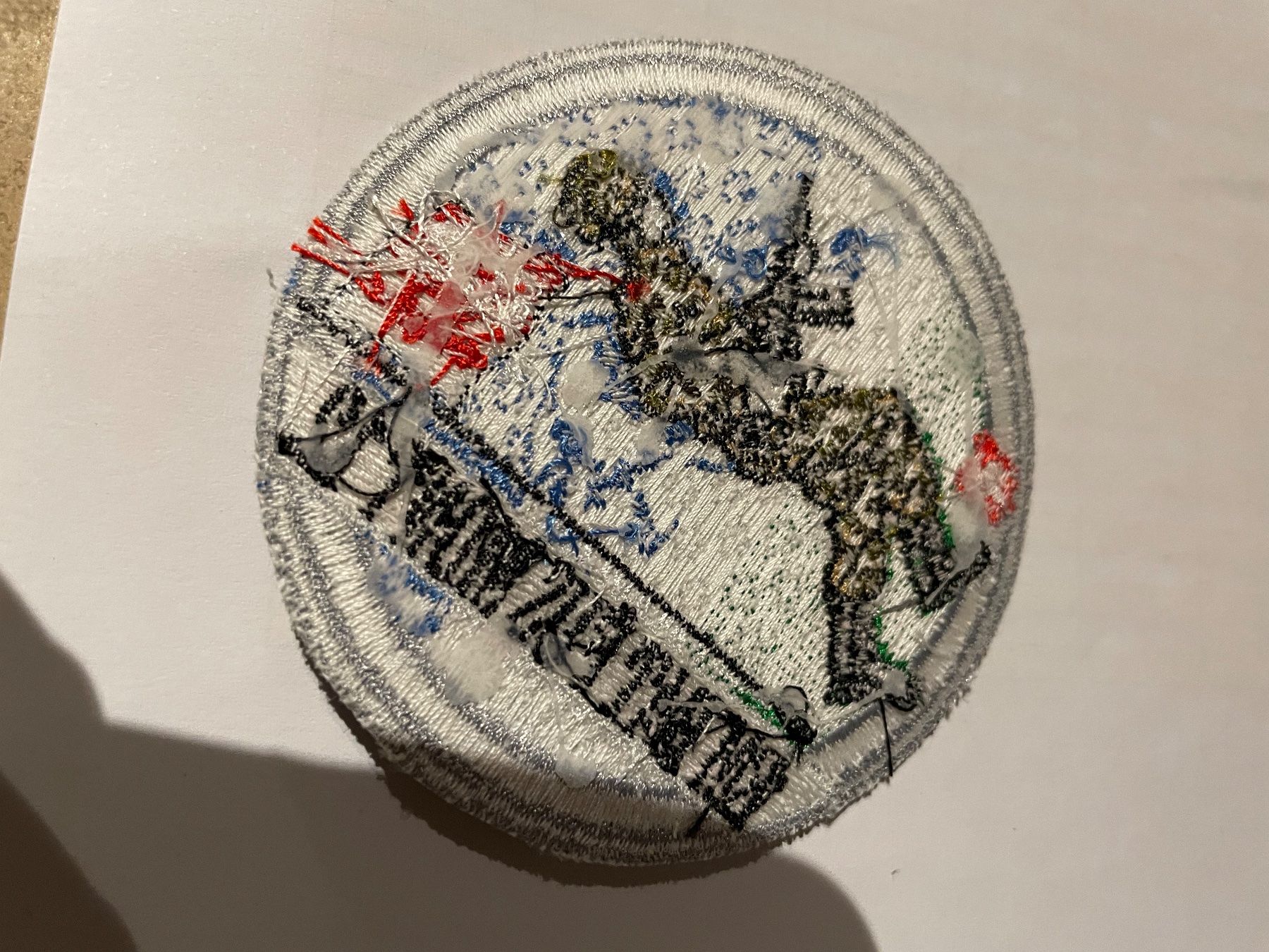 Schweizer Armee Toppe: Badge EM Bat fus Mont 12 – Usato da Oberiberg venduto da reimet 1