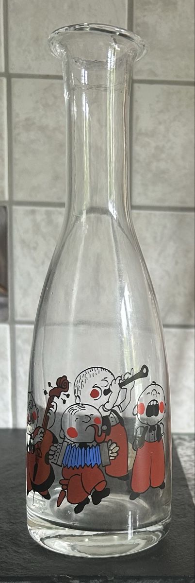 Glasi Hergiswil Caraffe: Karaffe Hergswiwiler Handarbeit  – Usato da Schaffhausen venduto da Lucyswunderlade
