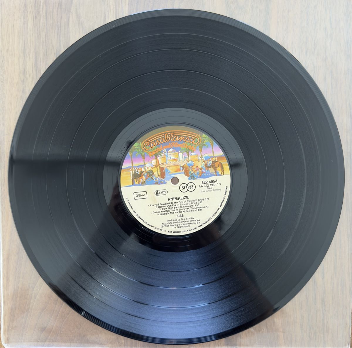 Schallplatten: VINYL KISS "ANIMALIZE" MADE IN GERMANY – Gebraucht aus Brigerbad von Marcelo79 1