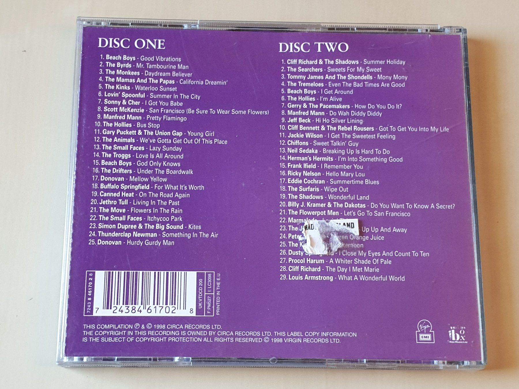 CD: The Best Sixties Summer ....ever! – Usato da Stansstad venduto da collectorsshop 1
