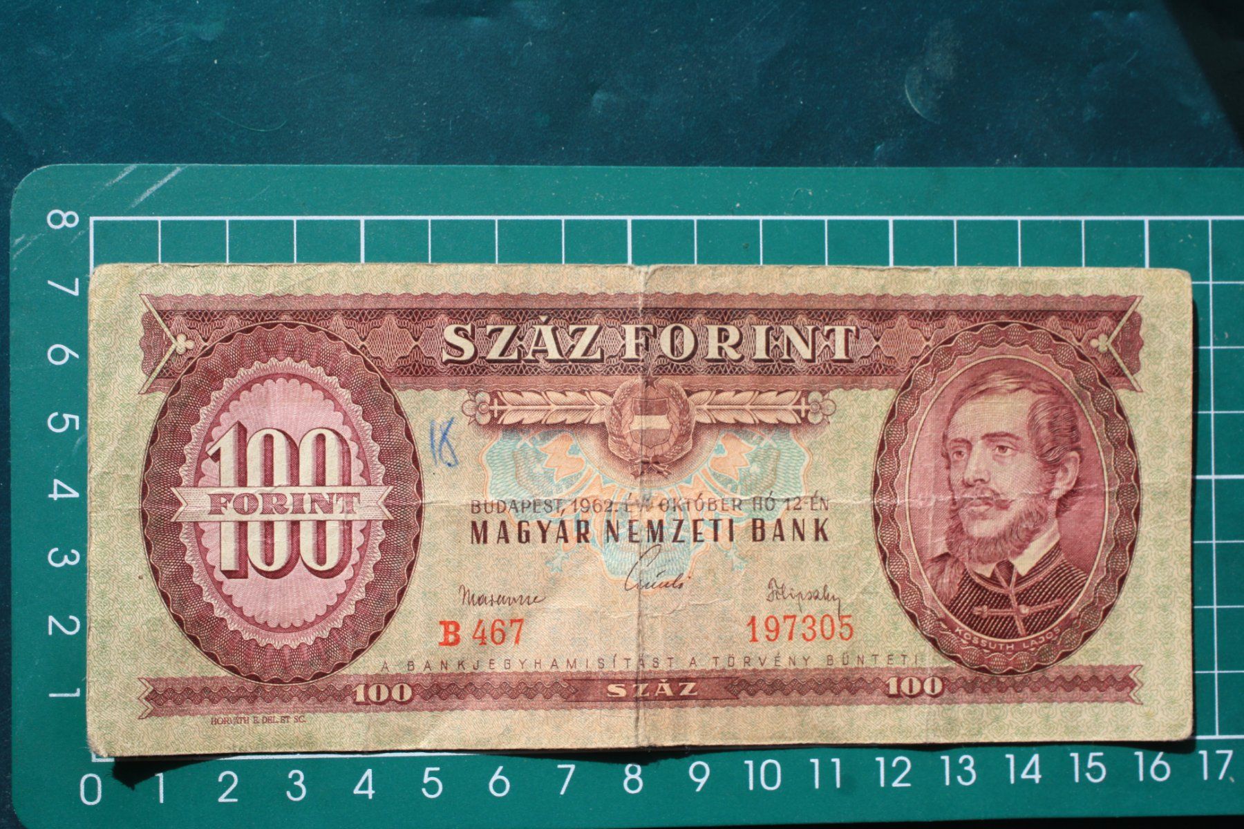 Banconote: currency banknote ungarn 100 forint 1962 – Usato da Laupen BE venduto da Gufi57