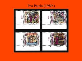 "Vollstempel-Serie" Pro Patria (1989 )