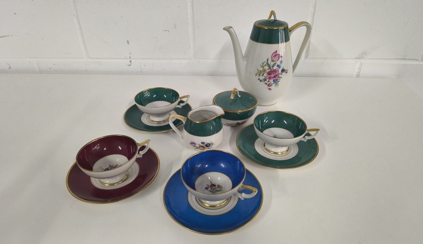 Set di piatti: BAVARIA Vintage Kaffee set 13 Teilig – Usato da Rüti ZH venduto da Restwert_Rueti_ZH