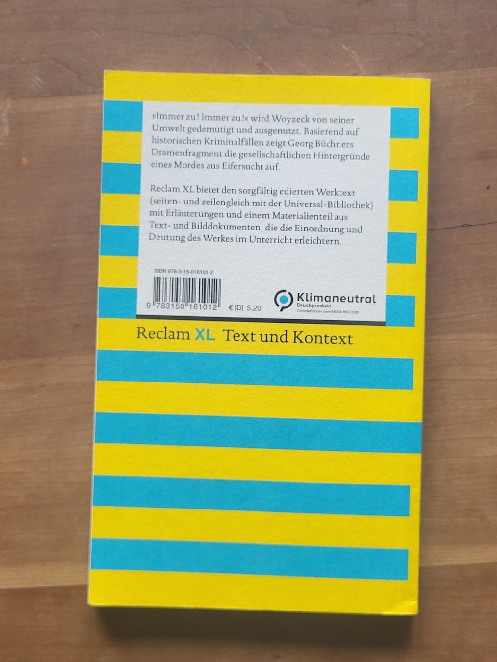 Bücher: Georg Büchner -  Woyzeck – Gebraucht aus Granges-Paccot von flo19819 1