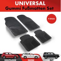 Gummi Fussmatten Auto, 4 Stk. Universal