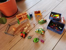 Lot Ferme (lapins) Playmobil