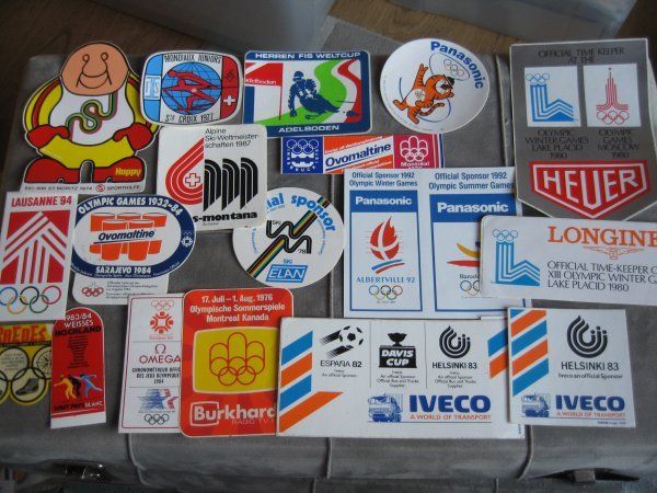 ADESIVO STICKER AUTOCOLLANT Aufkleber Vintage Original Croce Rossa