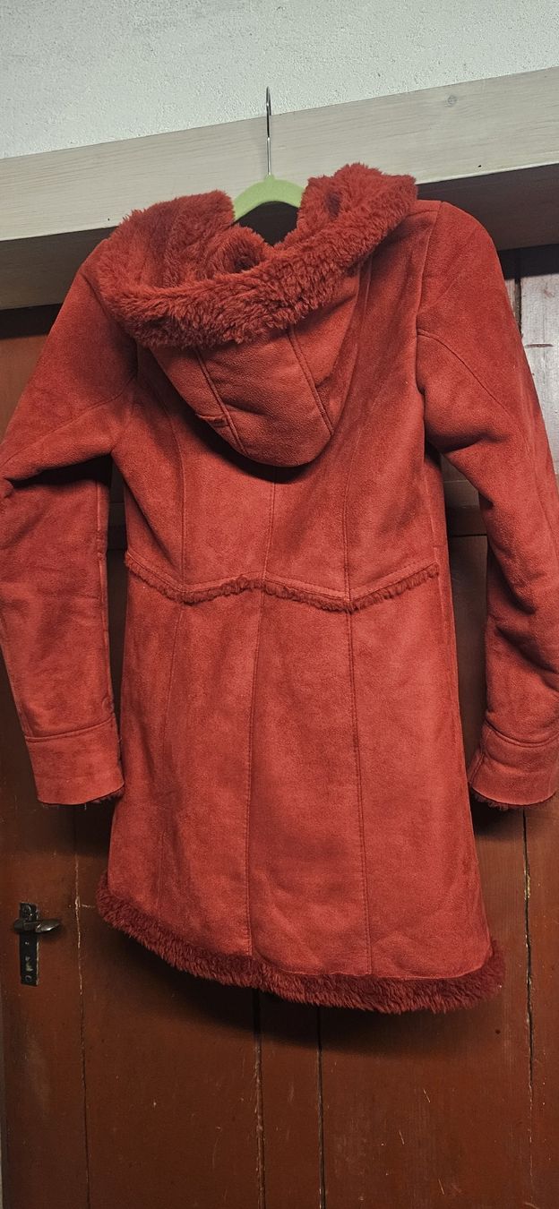 Cappotti: Vintage Wintermantel rot, Grösse S – Usato da Rosshäusern venduto da Heldin01 1