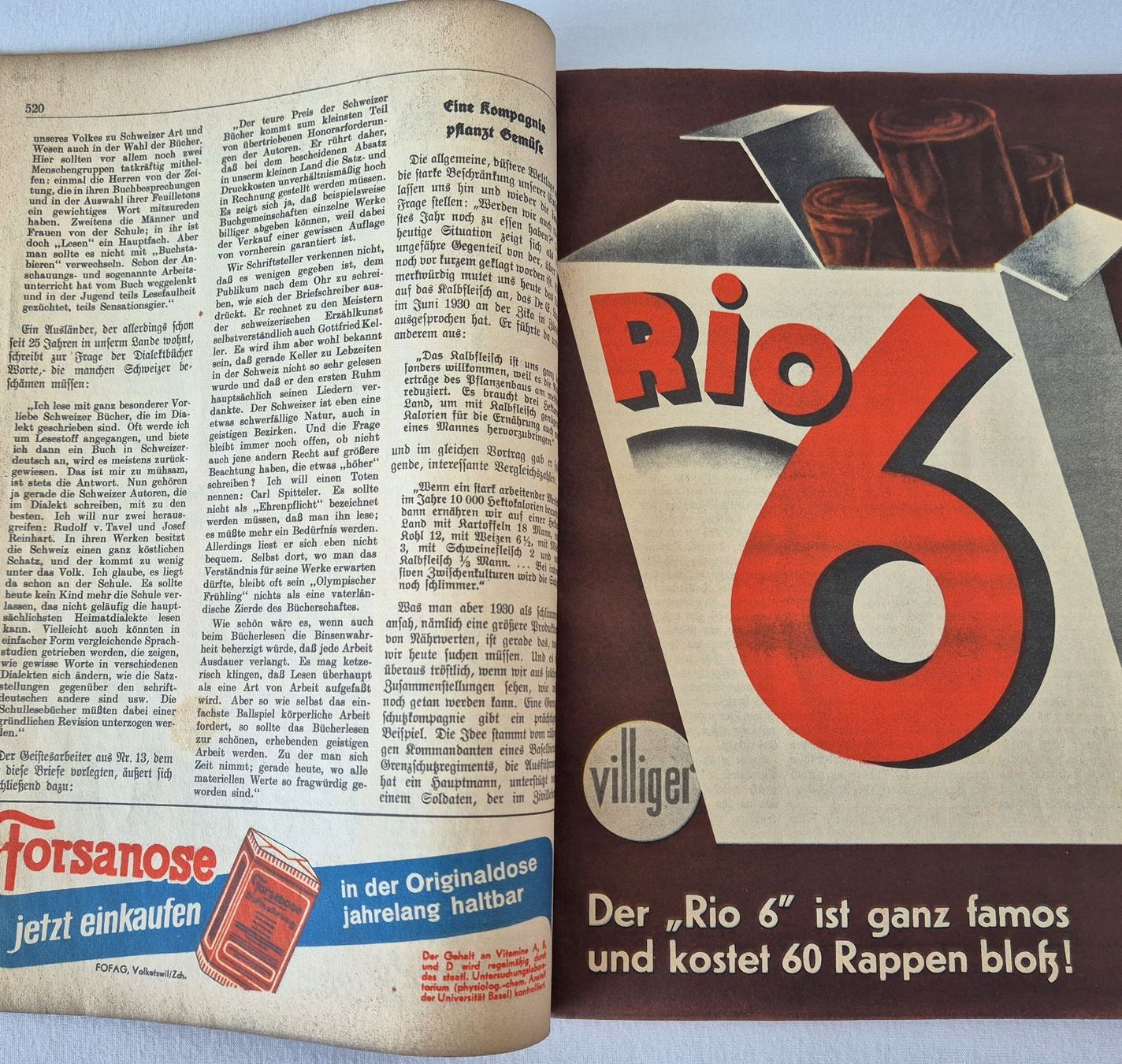 Revues & Magazines: Zeitschrift:   Beobachter,  September 1940 mit grünem ES – D'occasion à Fällanden par Blausegelfliege 3