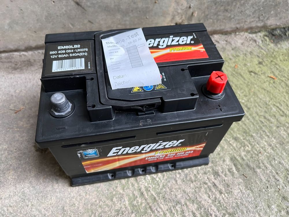 Autobatterie Energizer 12V 60AH 540A EM60LB2 Batterie