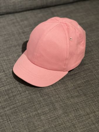 M&S Pink Cotton Baseball Cap, 18-36 Months