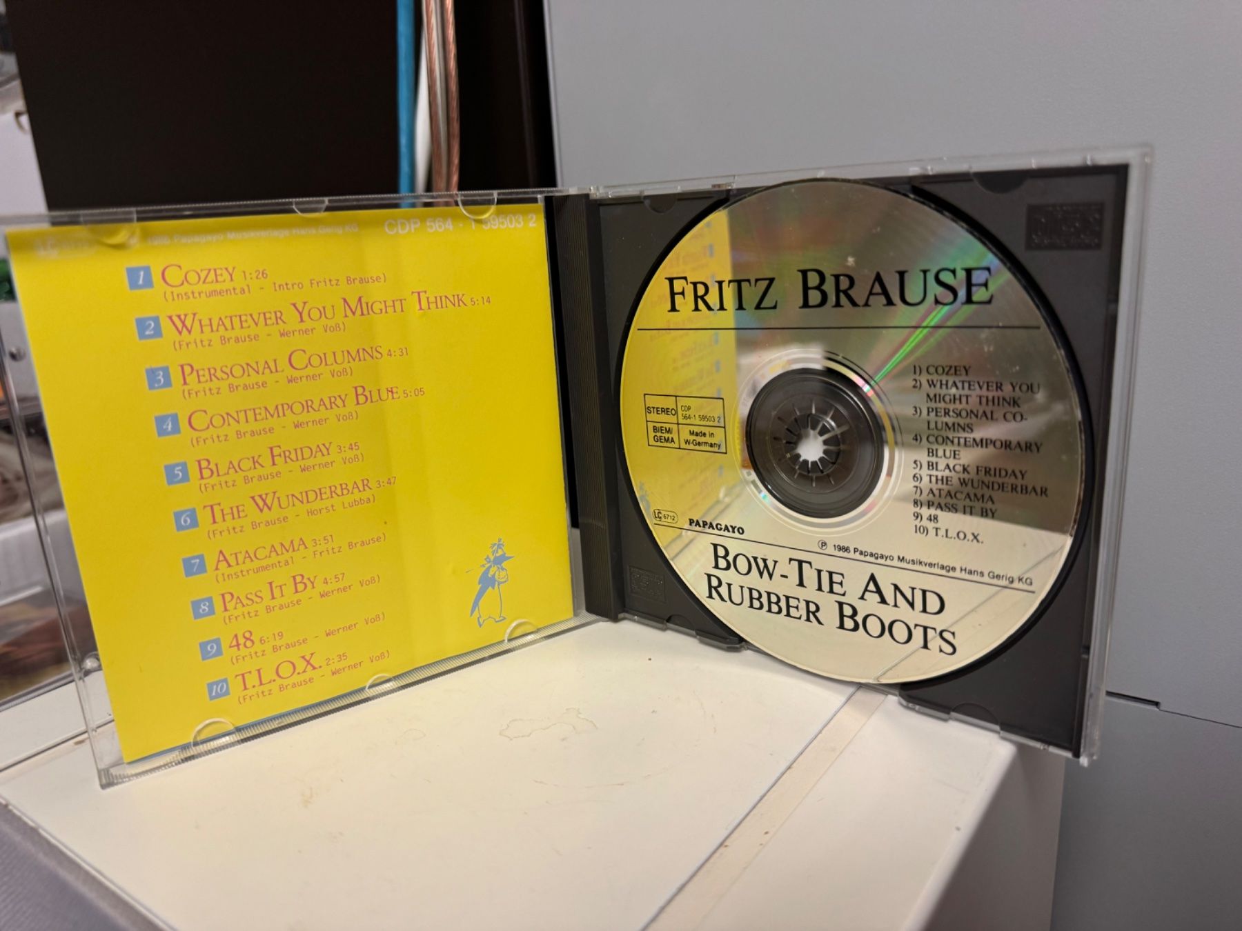 CD: Fritz Brause - Bow-Tie And Rubber Boots - HA11M – Usato da Küsnacht ZH venduto da Jazztilldawn 2