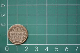 kantonsmünze stadt basel 1 batzen 1765
