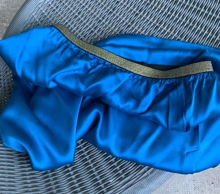 Splendide jupe 100%soie KARMA KOMA ceinture dorée t.M