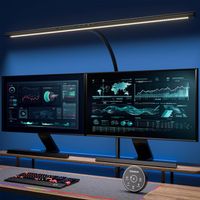 LED Schreibtischlampe 80 cm dimmbar mit Klemme