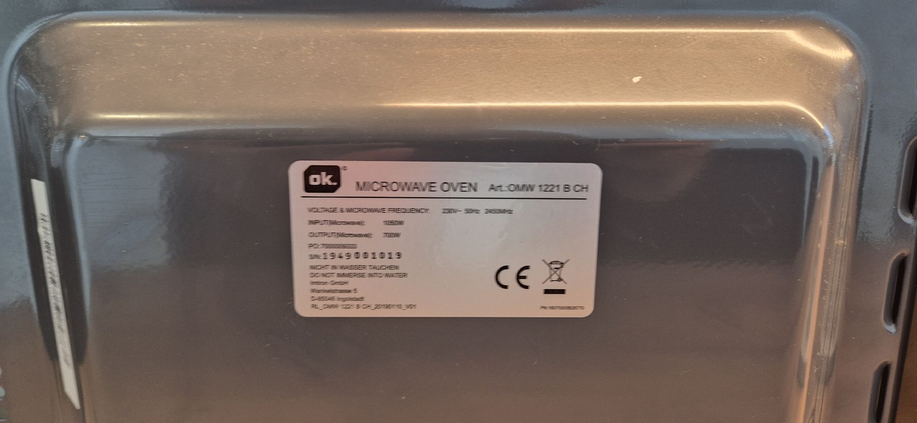Küchengeräte: Mikrowelle ok. – Gebraucht aus Reinach BL von 4fa_bct7 3