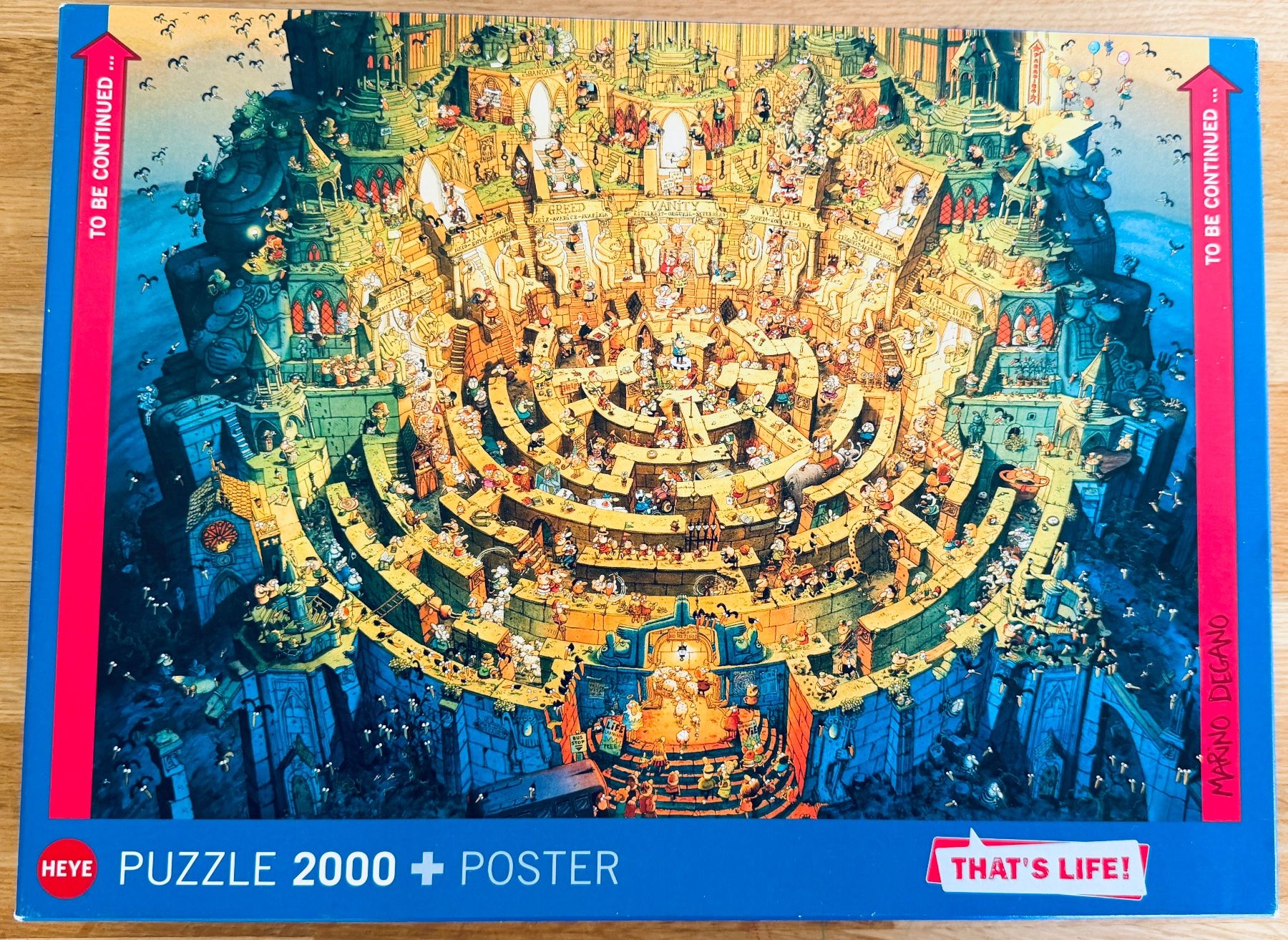 Heye Puzzle: Puzzle - Heye That's Life Deep Down 2000 Teile – Usato da Winterthur venduto da Secondhand-Family