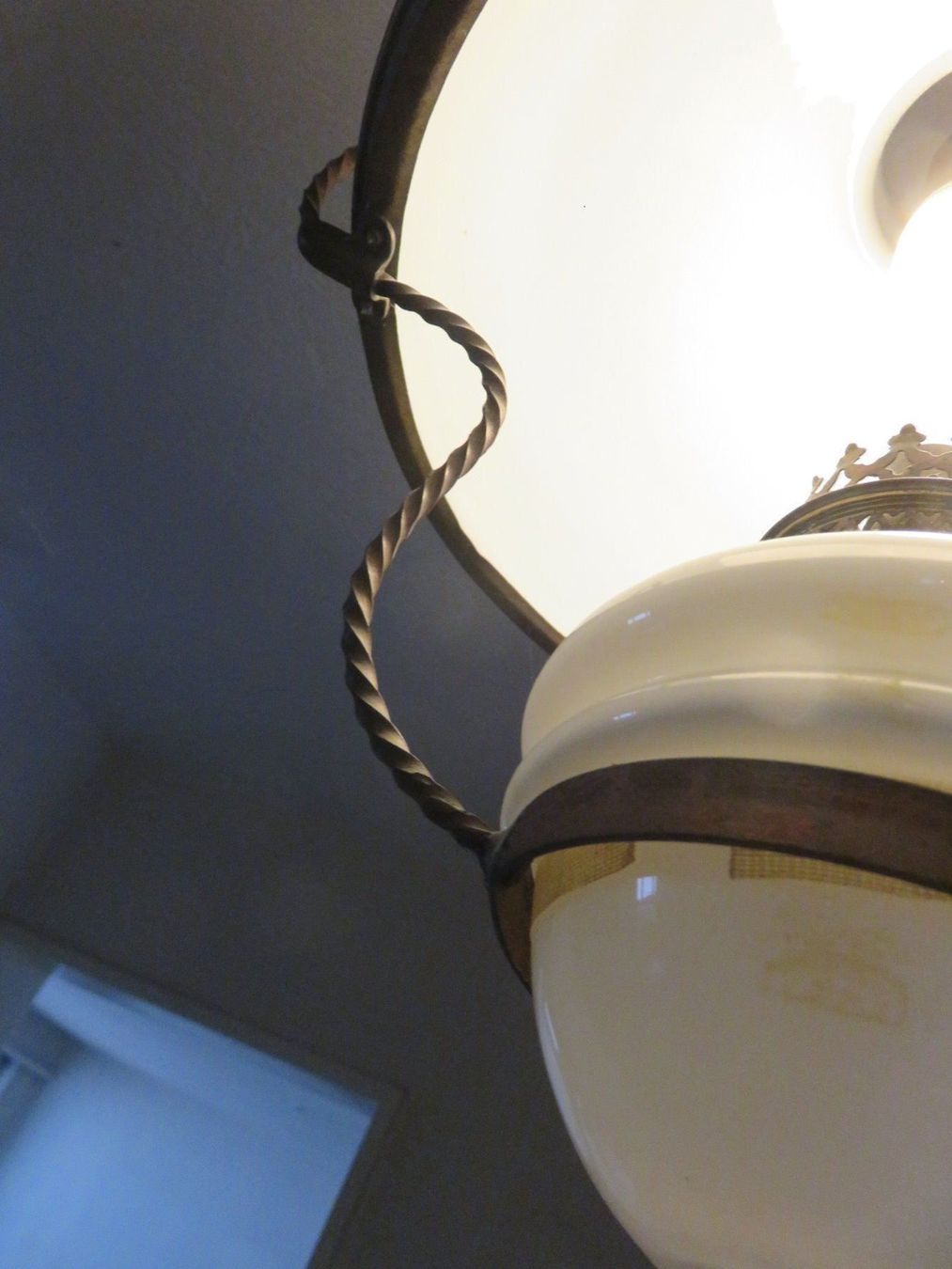 Lampadari & plafoniere: HÜBSCHE ANTIKE HÄNGELAMPE – Usato da Huttwil venduto da Kunterbuntli 4