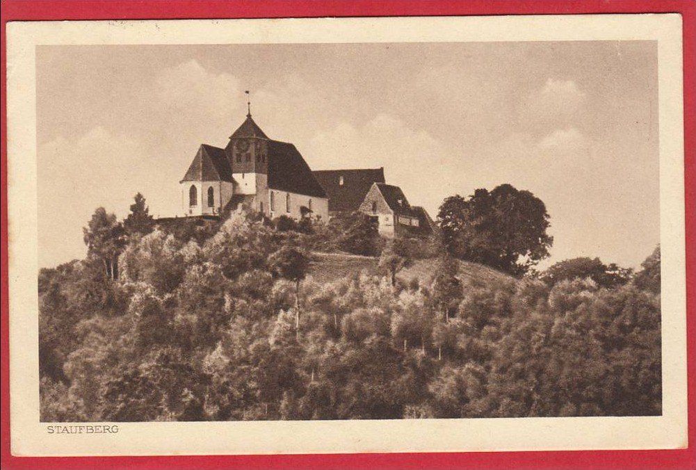 Ansichtskarten: STAUFEN, STAUFBERG 1926 – Gebraucht aus Grüningen von Kartenlaube