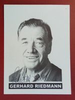 Gerhard Riedmann 1925-2004 Autogramm Fotopostkarte 10x15cm