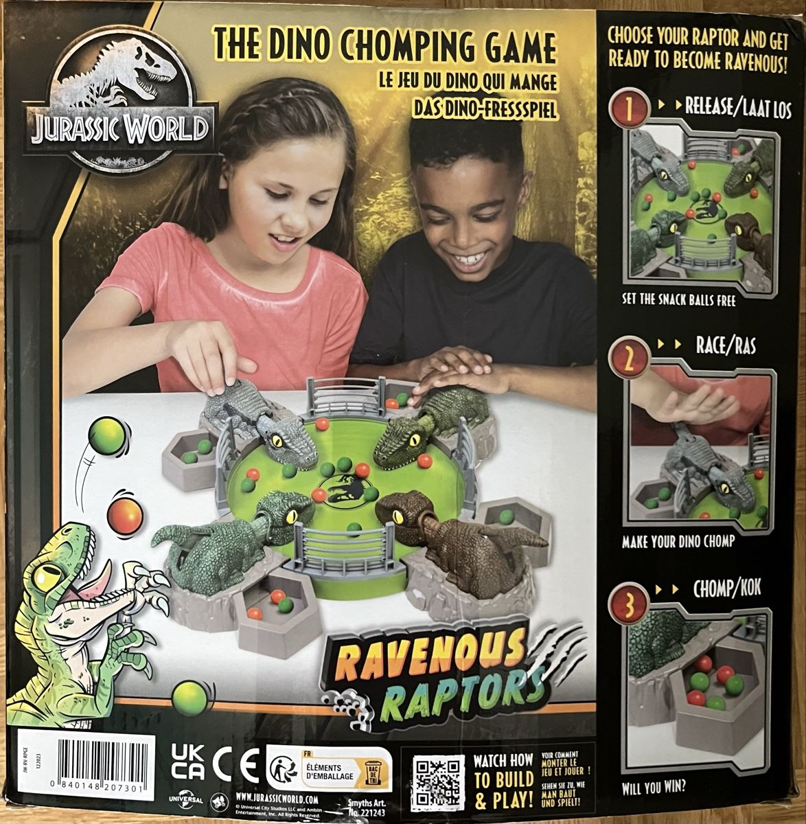 Jurassic World: Ravenous Raptors - Dino-Fressspiel (Neu (gemäss ...