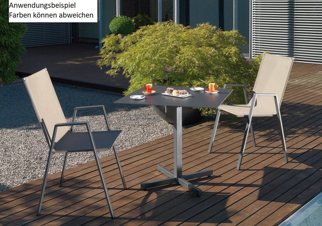 Schaffner Poltrone: 2 Stk. SCHAFFNER Stapelsessel Gartenstuhl BASEL (Ref.80/25) – Nuovo (secondo la descrizione) da Kägiswil venduto da nick333 3