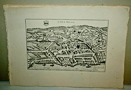 Zug Stadtplan antik