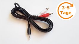 Audiokabel Cinch auf 3.5 mm Klinke 2.5 m