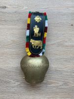 Kuhglocke aus Appenzell Lederband mit Messingbeschlägen