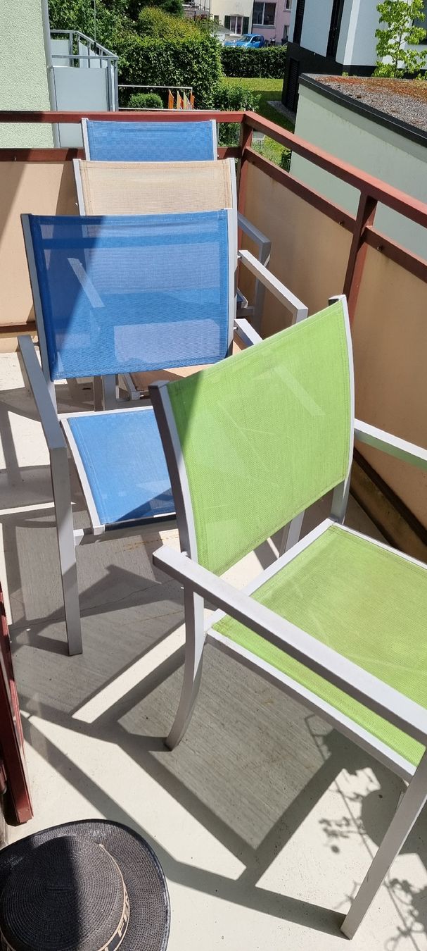 Chaises: Garten Möbel 4 Stühle – D'occasion à Mauren par ehr_5cy6 5