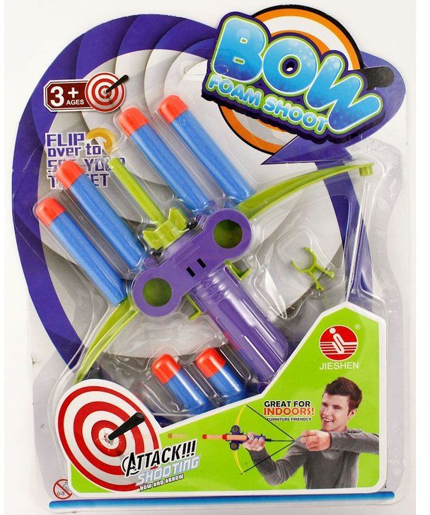 Giocattoli: Spielset Armbrust Pfeilbogen mit Softpfeilen 25 cm – Nuovo e nell'imballaggio originale da Oensingen venduto da Liquidations-Shop
