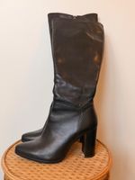 Stiefel echt Leder schwarz wie NEU! Roberto Santi Grösse 36
