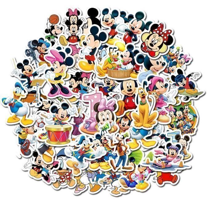 Sticker: 50 autocollants Mickey – Nuovo e nell'imballaggio originale da Gurmels venduto da Swisspod