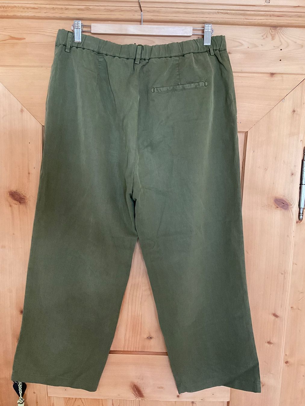 Hosen: LEINEN HOSE KHAKI OLIV GRÖSSE IT46 D40 MATHS – Neu (gemäss Beschreibung) aus Scuol von Lotus2020 5