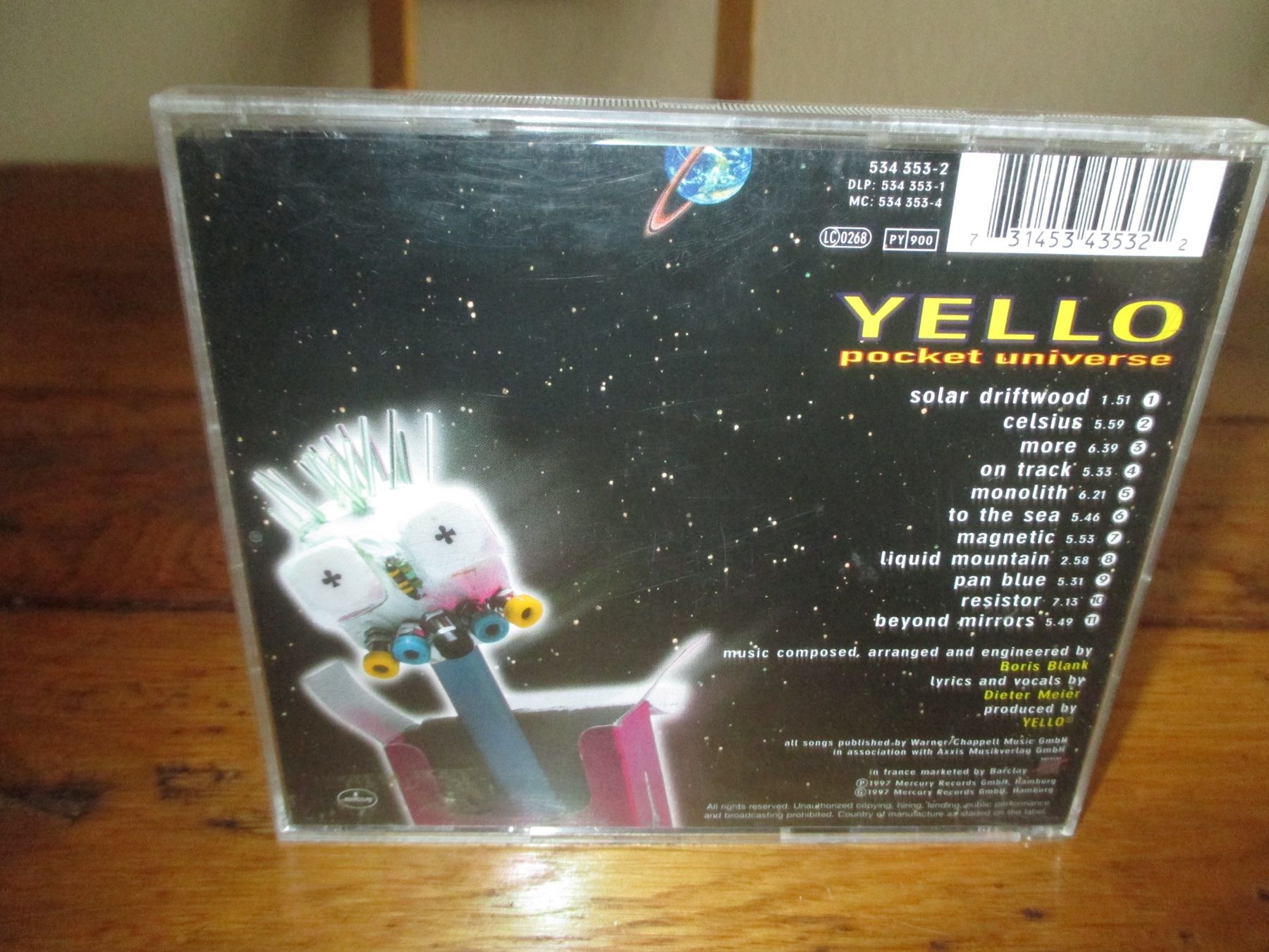 CD: YELLO Pocket Universe CD – Usato da Monthey venduto da blackcat45 2