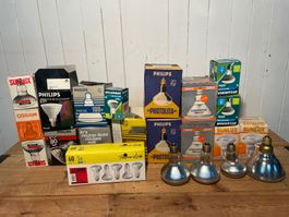 Glühbirnen für Spotlampen Konvolut E27 Leuchtmittel vintage