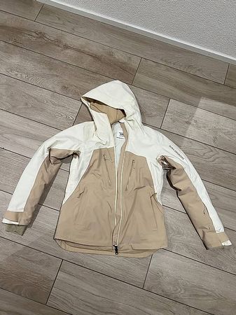 Salomon Skijacke Damen Grösse M beige weiss gebraucht