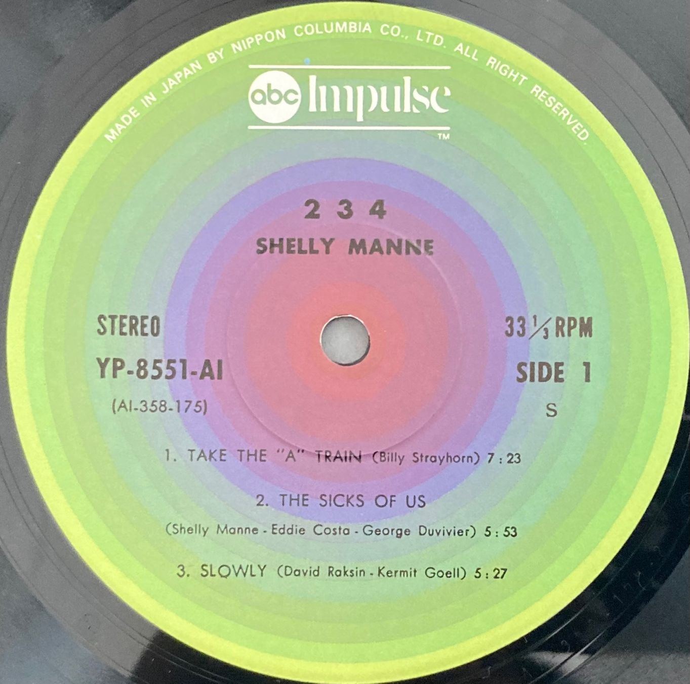 Vinyles: SHELLY MANNE - 234 – D'occasion à Poliez-Pittet par Newtown-Records 4