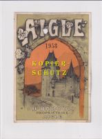 Etikette für Wein - Aigle 1958 /bd