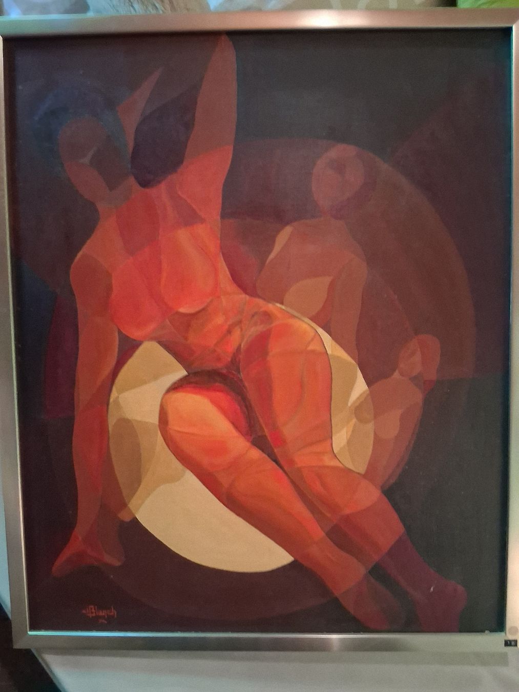 Dipinti: Gemälde von M.Blanch "Le Genou de Laure" – Usato da Pfaffnau venduto da Parking01