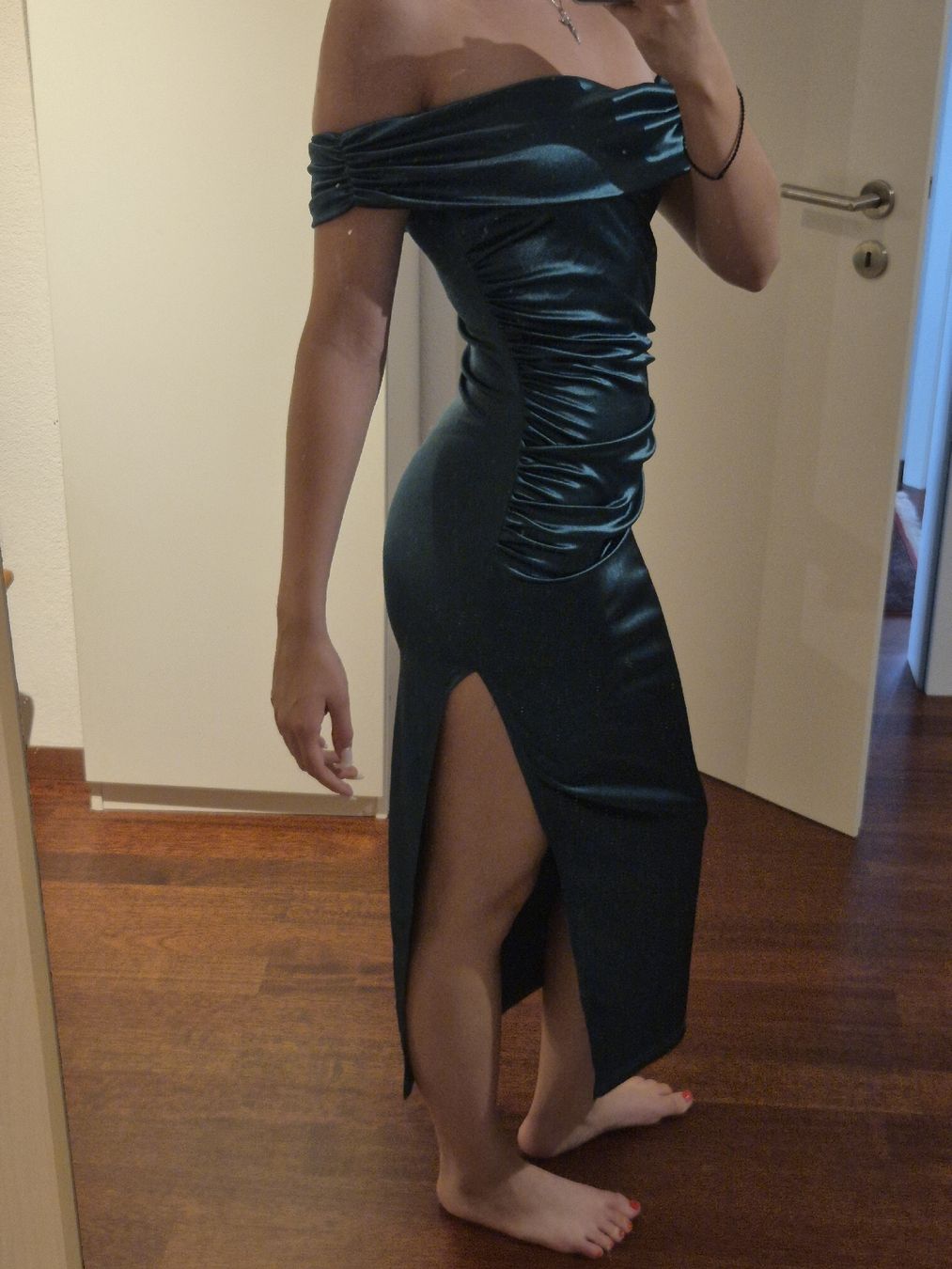 Vestiti: Smaragdgrünes Abendkleid – Nuovo (secondo la descrizione) da Strengelbach venduto da ich1.0 1