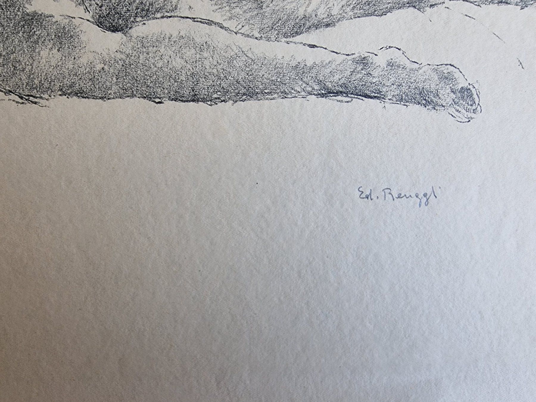 Grafiken & Lithographien: ED.RENGGLI LITHOGRAPHIE SIGNIERT – Gebraucht aus Gersau von grafik-kunst 1