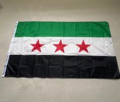 3x Syrien-Flagge 90 x 150 cm - Drapeau syrien Syrie