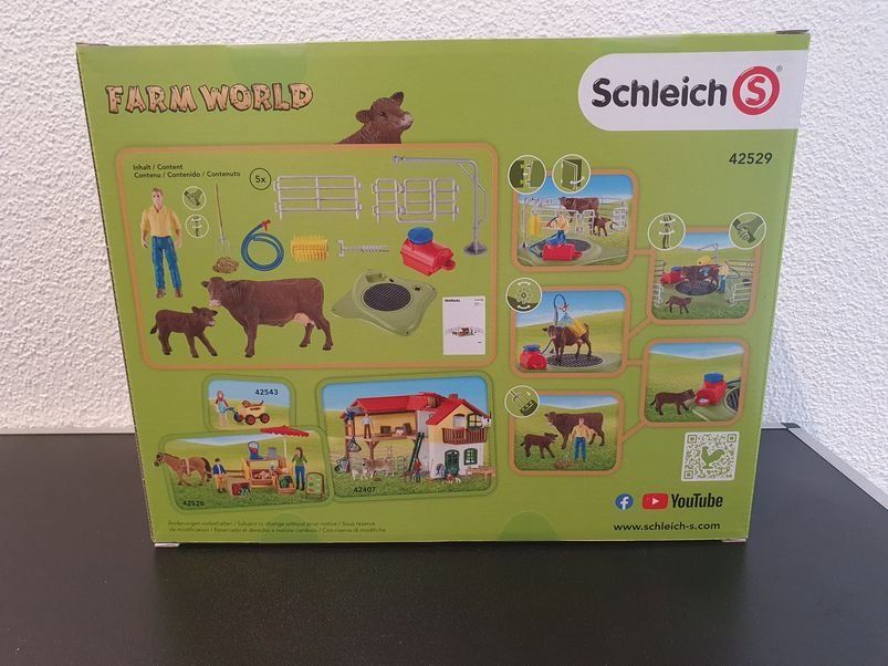 Schleich Giocattoli: Neu - Schleich - Kuh Waschstation – Nuovo e nell'imballaggio originale da Dagmersellen venduto da Jarsetz_Restposten 1