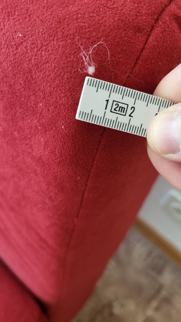 Divani: Rotes Schlafsofa / Bettsofa – Usato da Mörel venduto da mirec 2