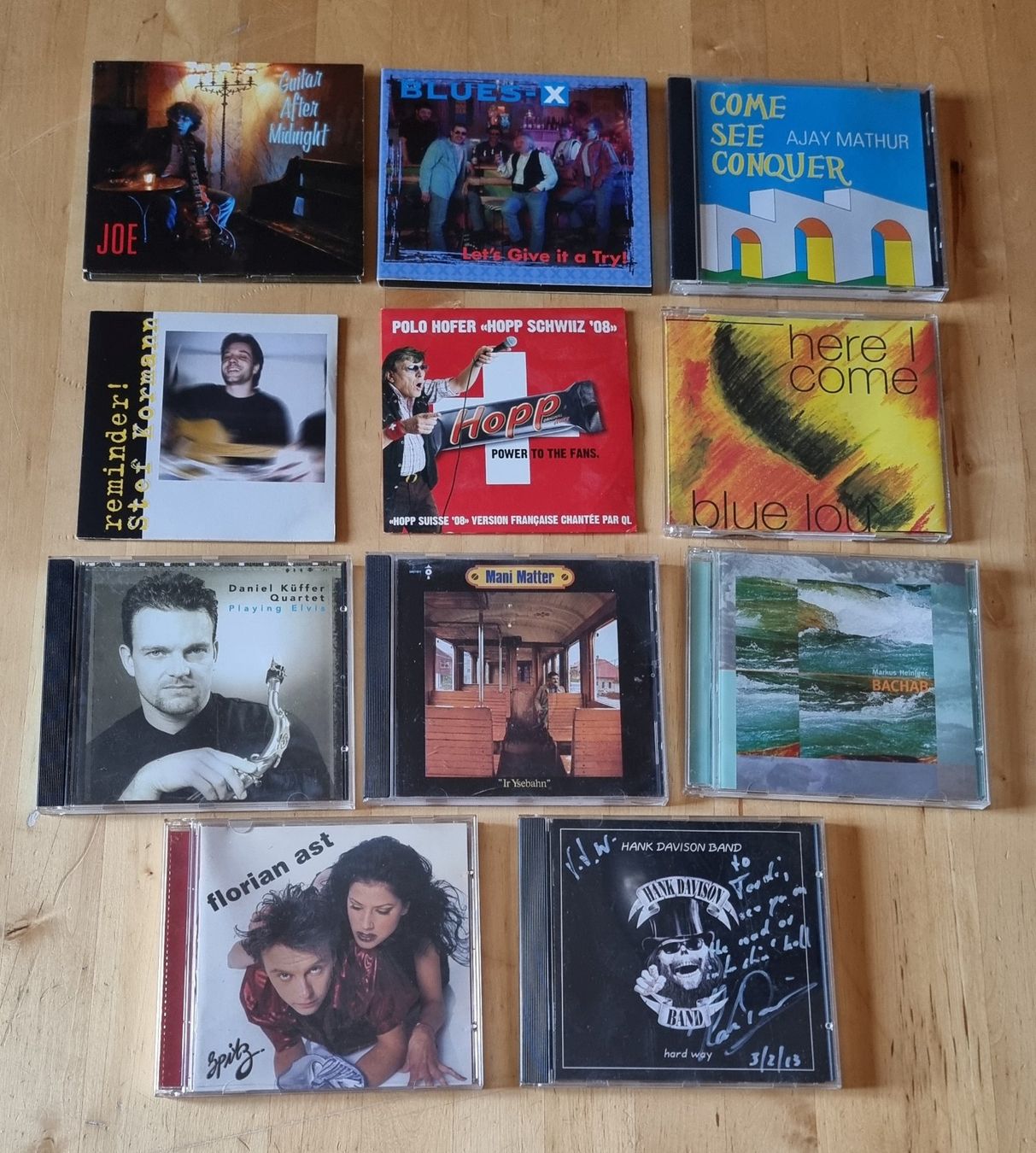 CD: 9 CDs Schweizer Musik: Blues, Rock, Pop – Usato da Luzern venduto da Frizzz