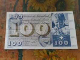 SUISSE  100  Francs  1965  (5712)  Billet