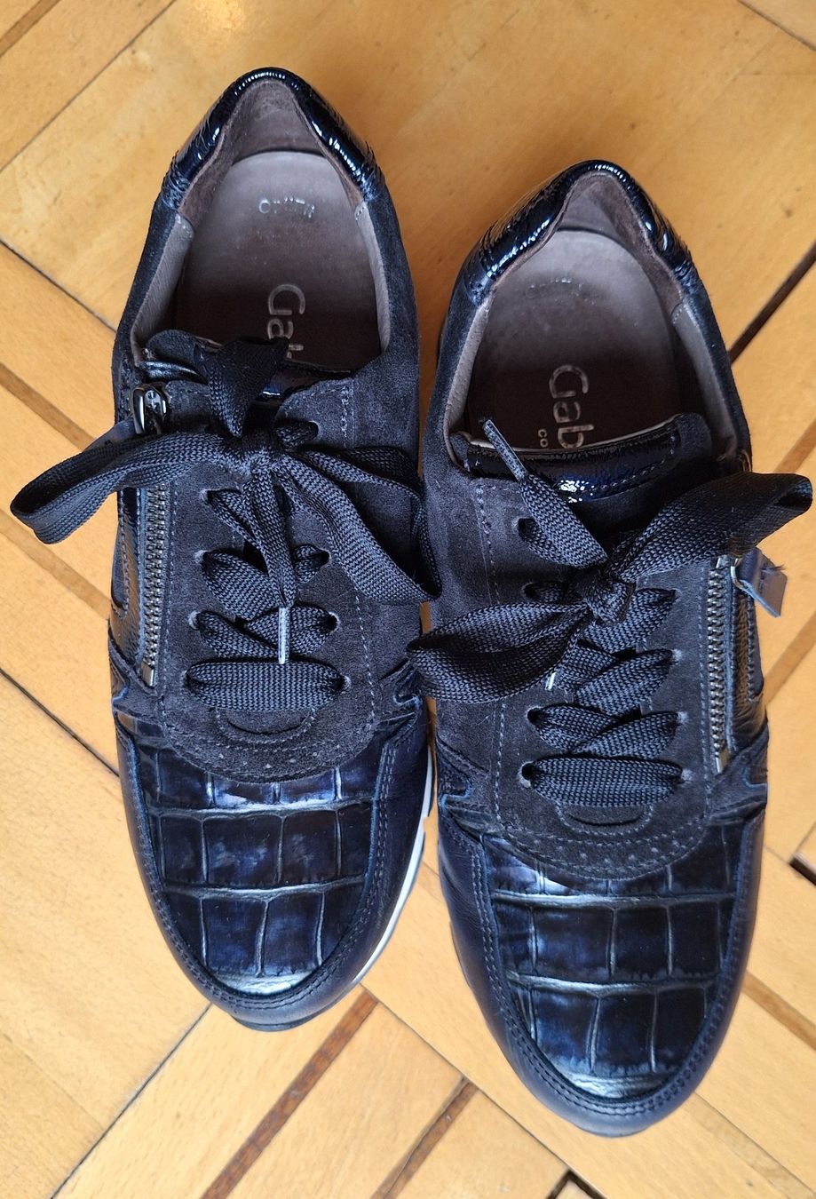 Gabor Damenschuhe: Gabor Comfort Sneaker Blau Gr. 36 – Gebraucht aus St.Gallen von Puppa 1