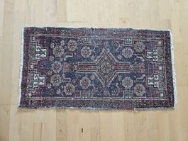 Perserteppich / Orientteppich, vermutl. handgeknüpft, 90x47